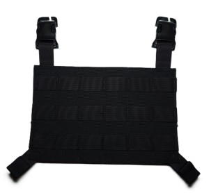 Panel przedni do kamizelki Czarny