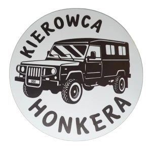 Naklejka "Kierowca Honkera"